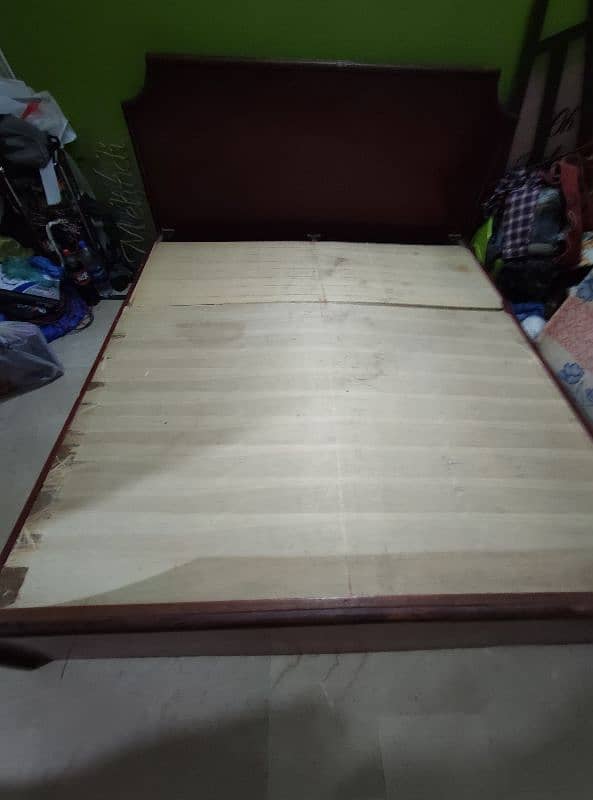 Double Bed Pure Wood 10