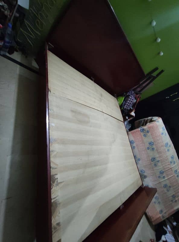 Double Bed Pure Wood 11