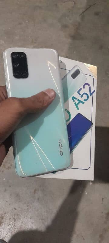 oppo A52 4 ram 128 mamry all box caplet 7