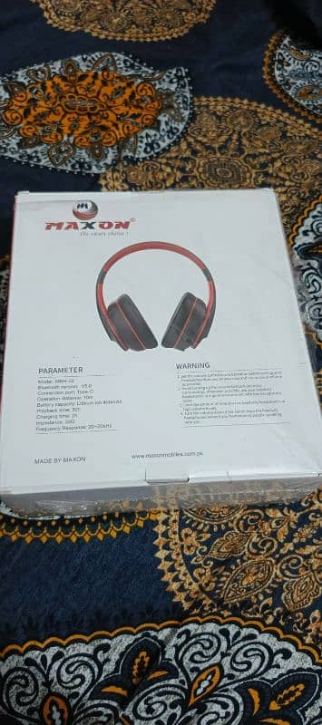 Maxon Bluetooth headphone MBH-02 1