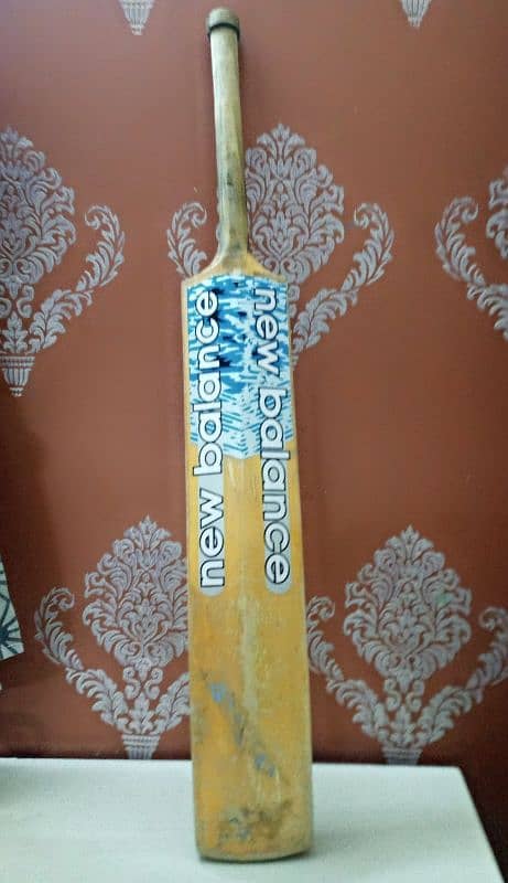 hard ball bat English willow and (new balance) 1