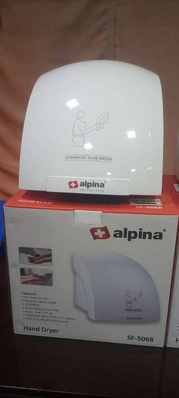 Alpina hand dryer plastic body 0