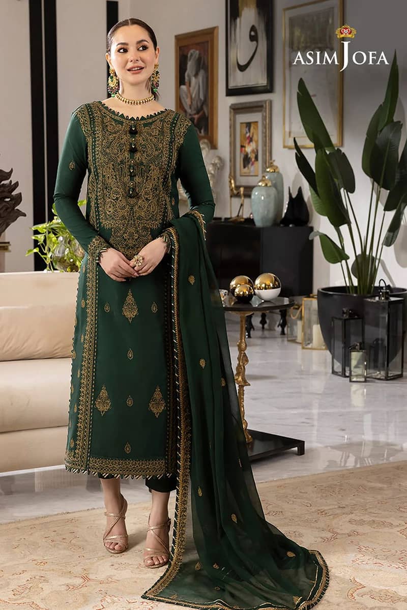 Asim jofa  3Psc Suites/ 3Psc  Dress/ Woman 3Psc Suites/ Jofa Suites 5