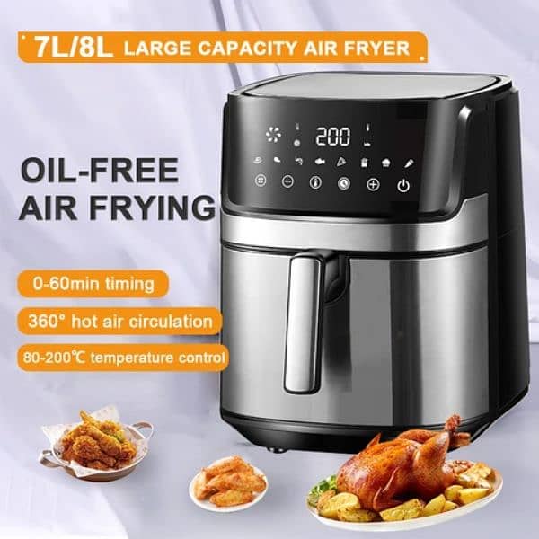 KENWOOD KN1000 8 LTR AIRFRYER NEW IMPROVED DESIGN WITH 5 YEAR WARRANTY 3