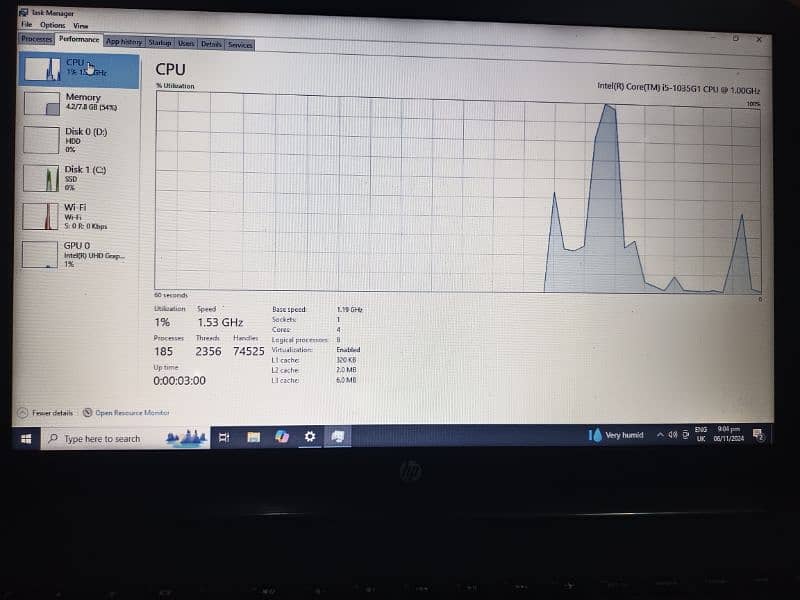 Modal (Hp-250 G-7) core i5 10gen 6