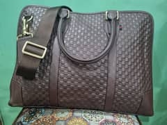 GUCCI leather Laptop/ Brief Case