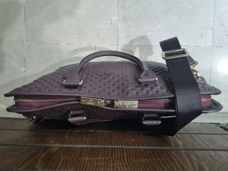 GUCCI leather Laptop/ Brief Case 1