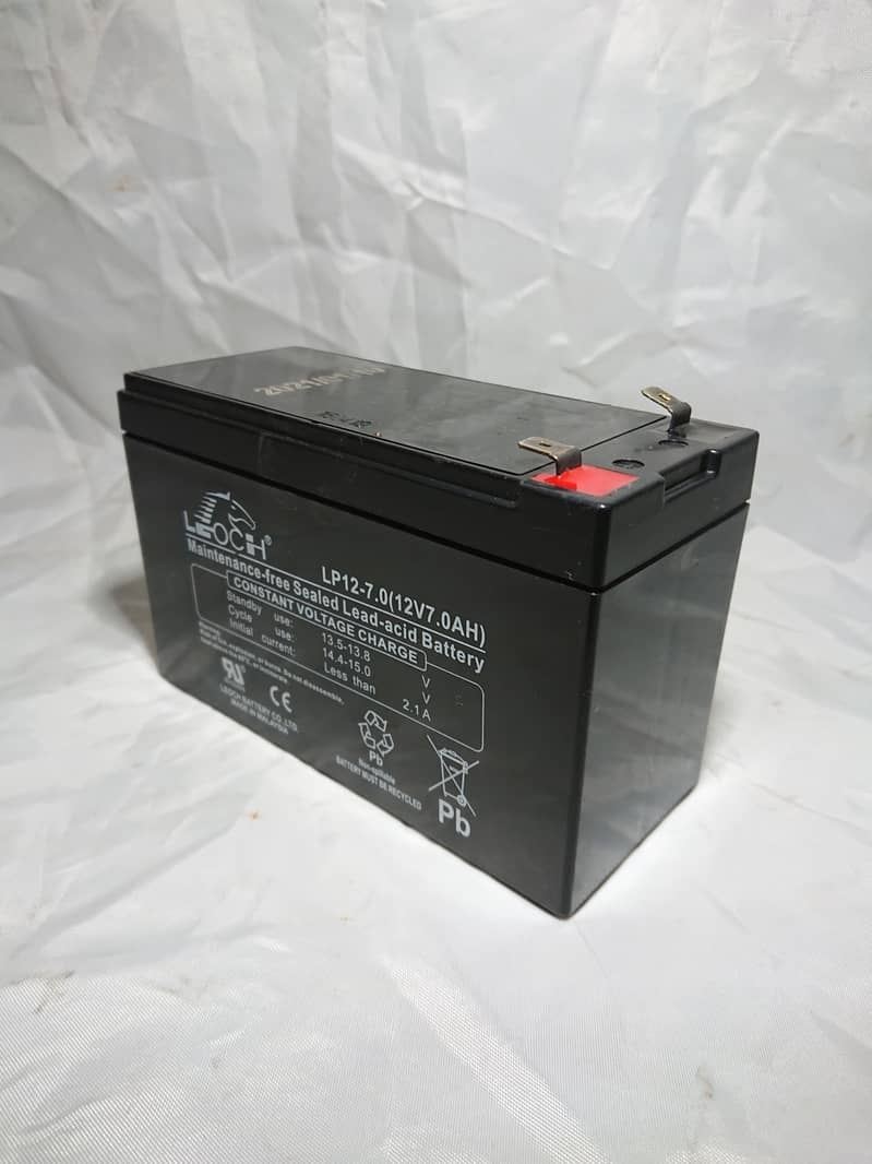 LEOCH Dry Battery, 12v, 7Ah for sale! 1