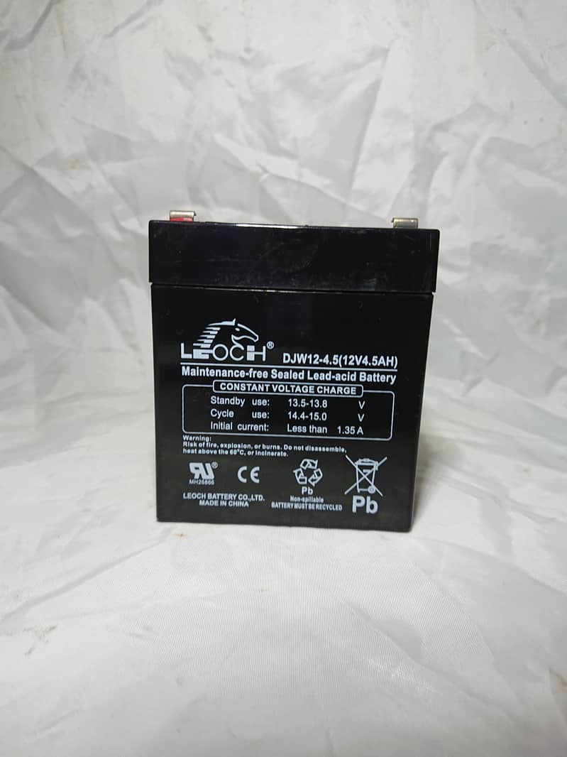 LEOCH Dry Battery, 12v, 7Ah for sale! 2