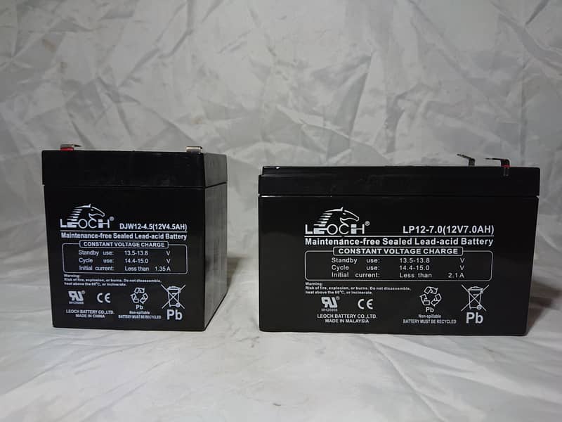 LEOCH Dry Battery, 12v, 7Ah for sale! 5