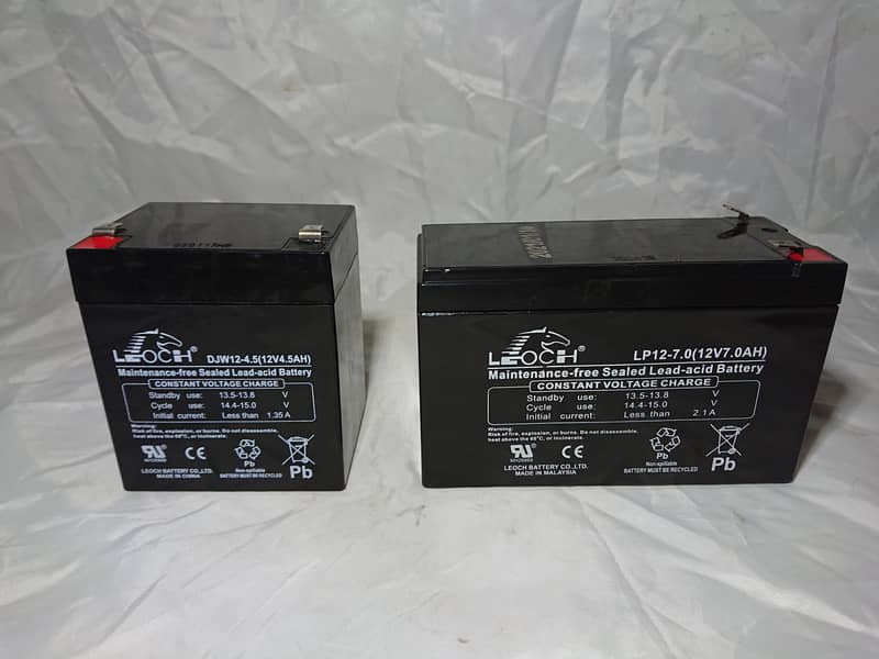 LEOCH Dry Battery, 12v, 7Ah for sale! 6