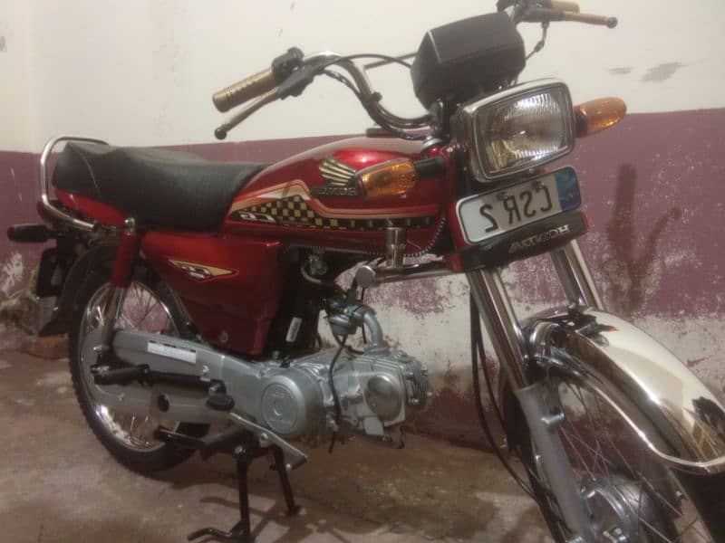 Honda cd 70 special golden number 1 digit csd sy liya hai 4