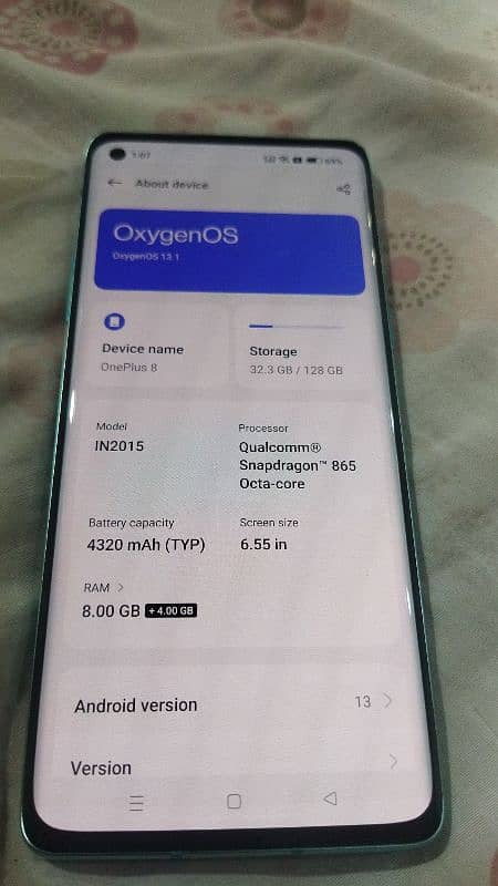 OnePlus 8 5G 8/128 dual sim 0