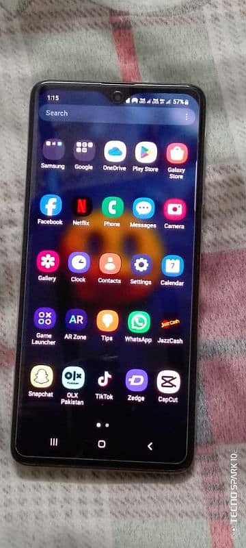 Samsung a51 frount finger ma hy with box and orignal charger 0