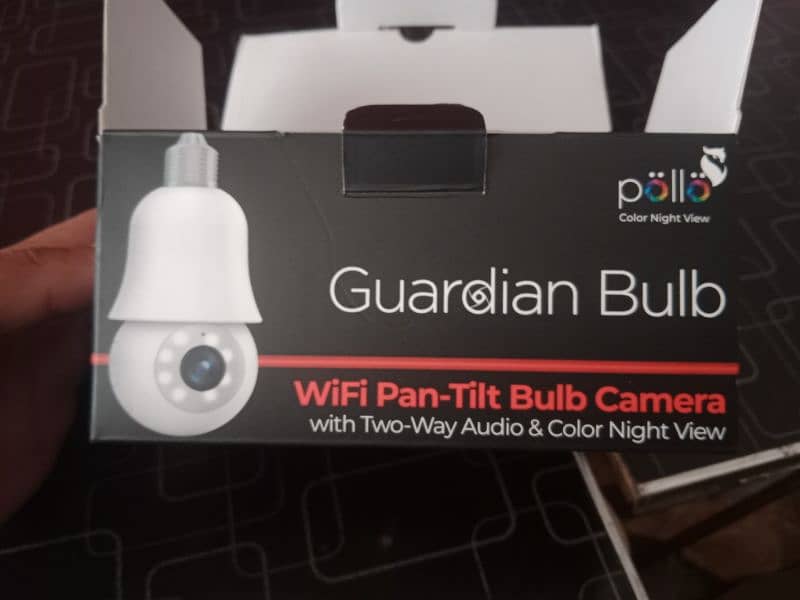 pollo bulb camera 3 mp two talk voice 360 rounds  night color view 0