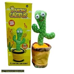 Dancing and singing cactus plush toy