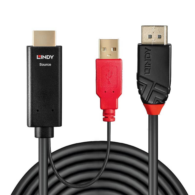 HDMI to DisplayPort Adapter, USB to SATA,Type C to Micro USB  Cable 0