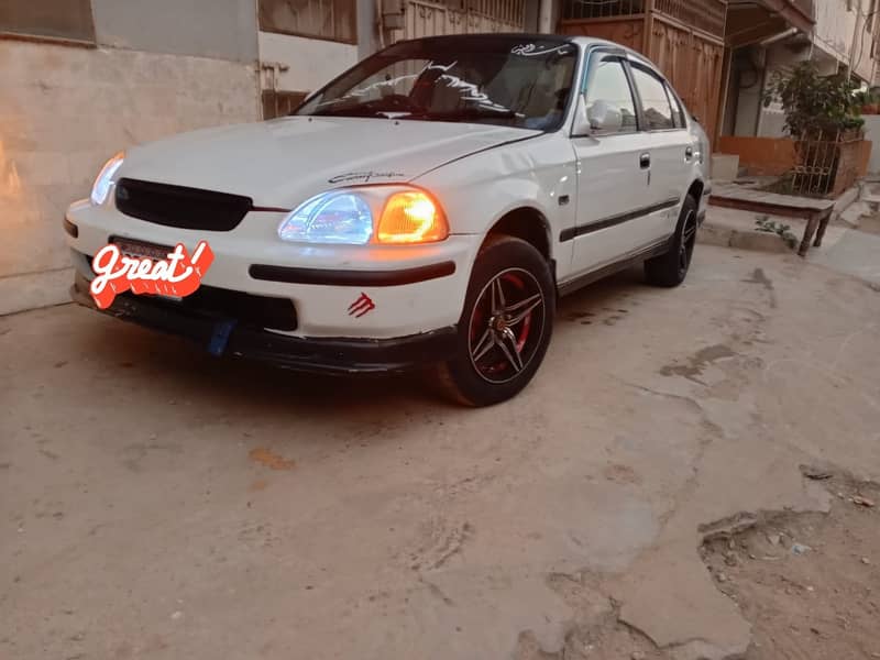 Honda civic 97 manual out class 0