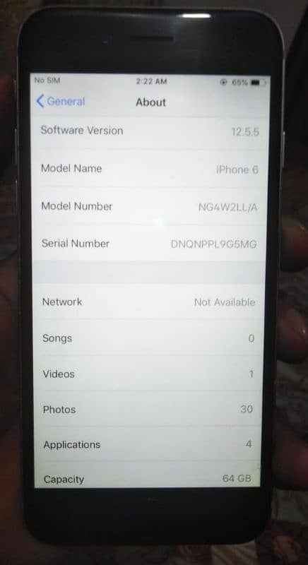 iphone 6 64Gb 5