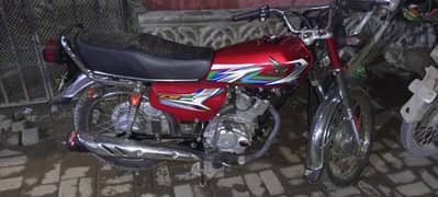 Honda CG 125 model 2023 Karachi number