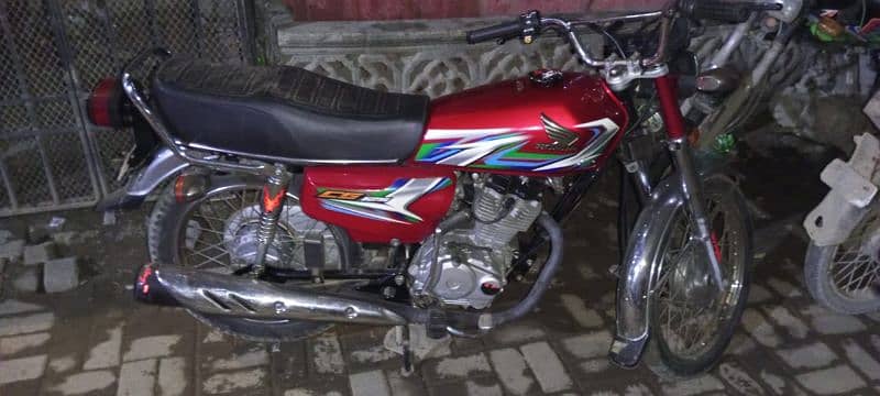 Honda CG 125 model 2023 Karachi number 0