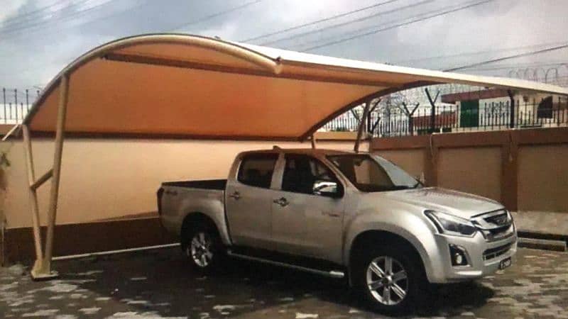 sun shade car parking shade fiberglass shade 9