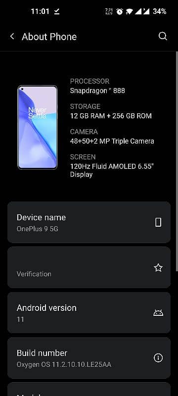 OnePlus 9 256 gb brand new with original charger duel sim working 2