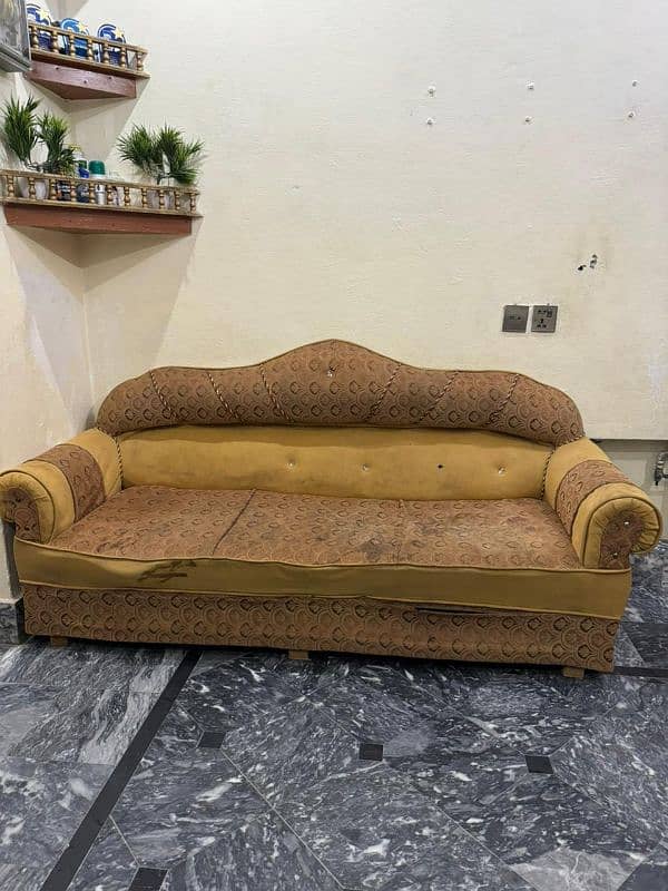 7 Seater Used Sofa Set For Sale 1