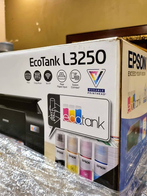 Epson L3250 Wi-Fi Color Printer + Scanner + Refillable tanks 4