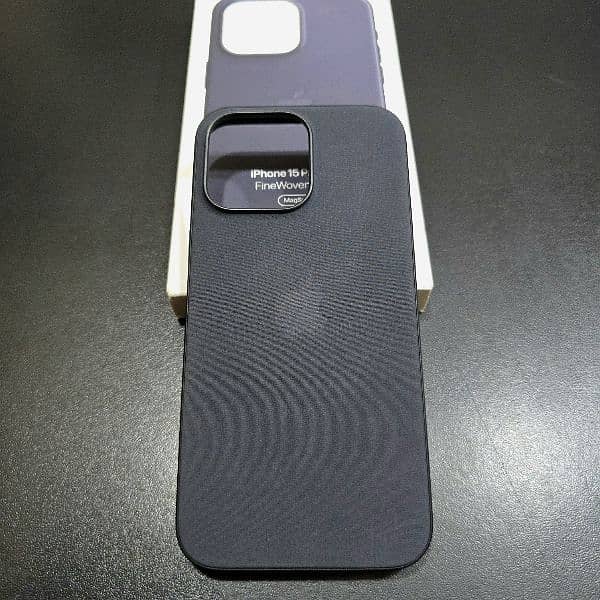 IPhone 15 Pro Max FineWoven Case With MagSafe Black (100% Original) 7