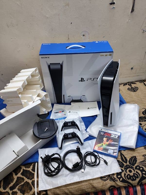 Playstation 5 with 2 controllers 6