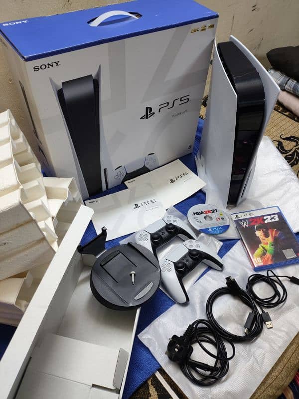 Playstation 5 with 2 controllers 7