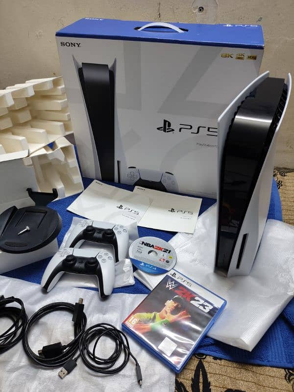 Playstation 5 with 2 controllers 11