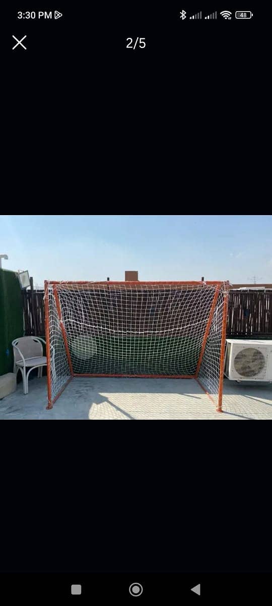 Football,Futsal goal post/pole  portable Metal customized sizes adjust 1