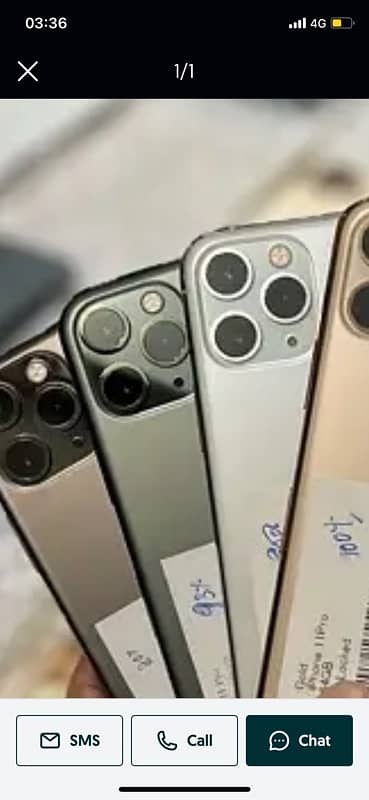 IPhone 11 Pro 64 GB PTA APPROVED-Rs 120k 0