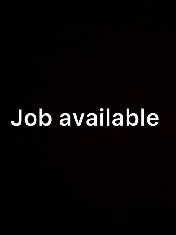 job available 0