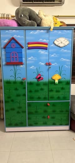 Kids Wooden Wardrobe