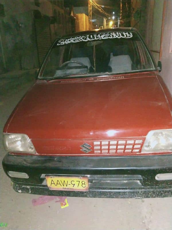 Suzuki Mehran VX 1997 contact number 0/3/1/3/8/3/7/8/8/5/9 0