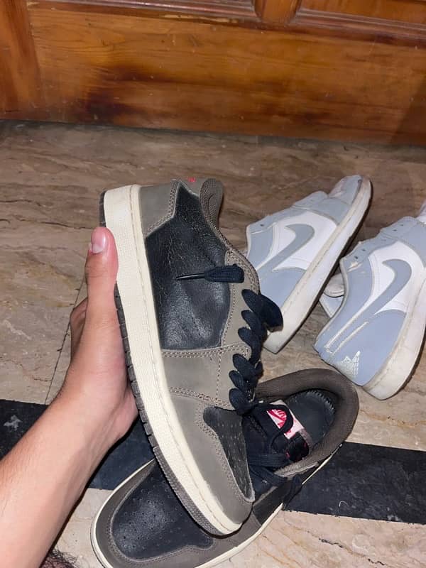 nike Travis scott and nike dunks low gray 14