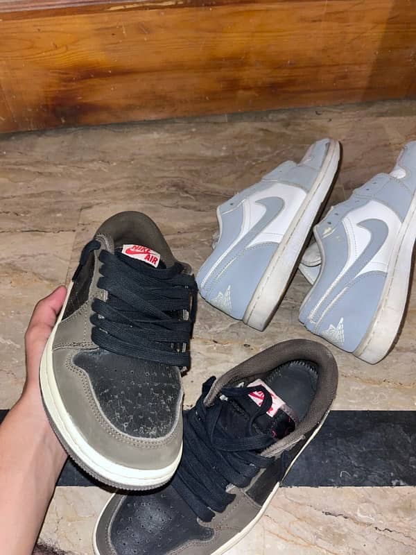 nike Travis scott and nike dunks low gray 15