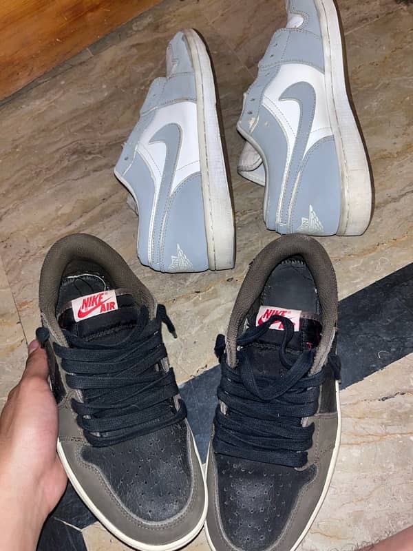 nike Travis scott and nike dunks low gray 18