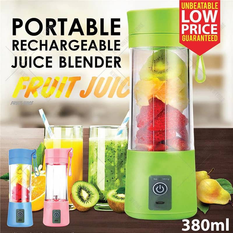 Portable Mini Electric Juicer USB Charging Smoothie Milkshake Maker A 3