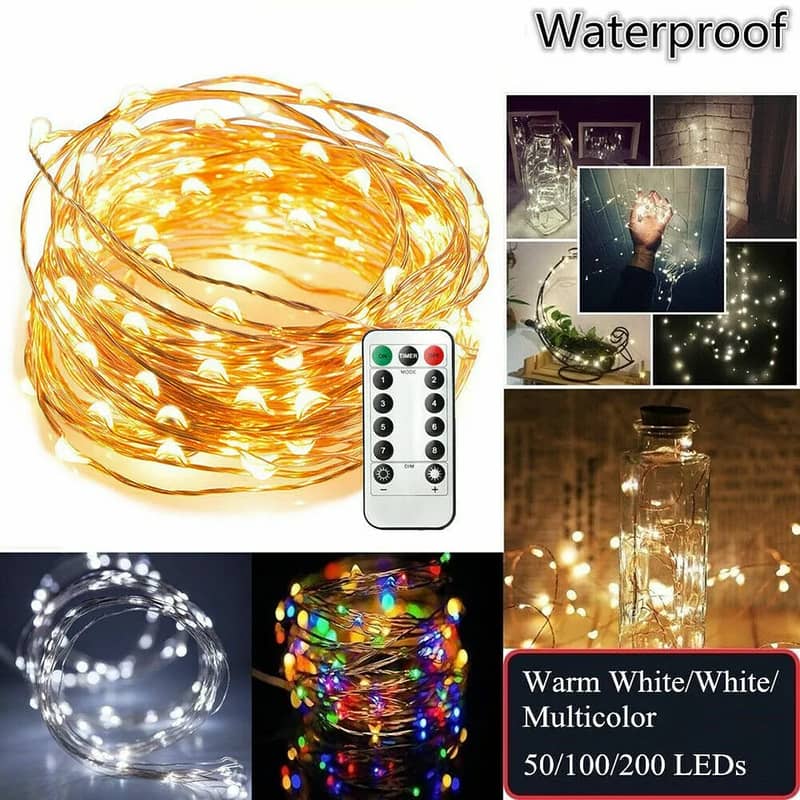 Waterproof Solar String,Crystal Balls,Fairy,Flowers,jellyfish Lights 17