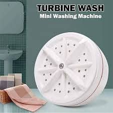 MINI PORTABLE WASHING MACHINE TURBINE USB POWERED FOR TRAVEL 2