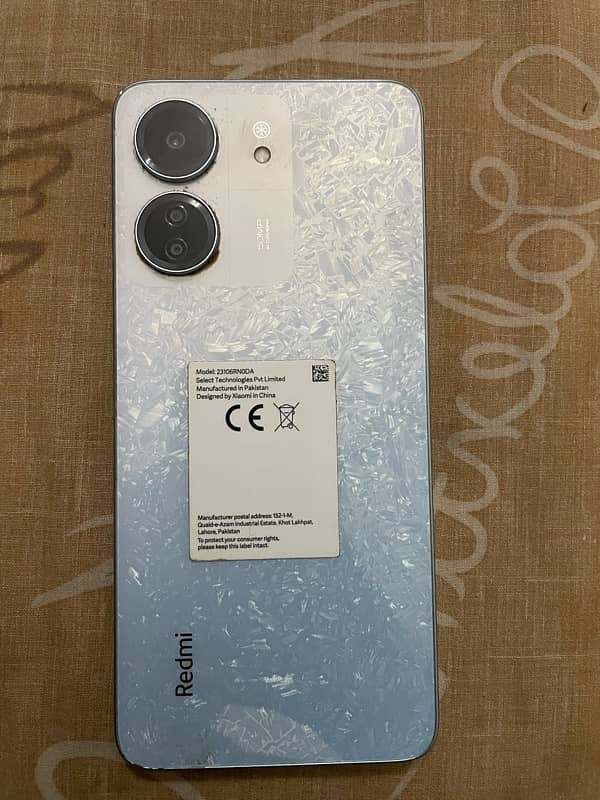 redmi 13c with box charger 0