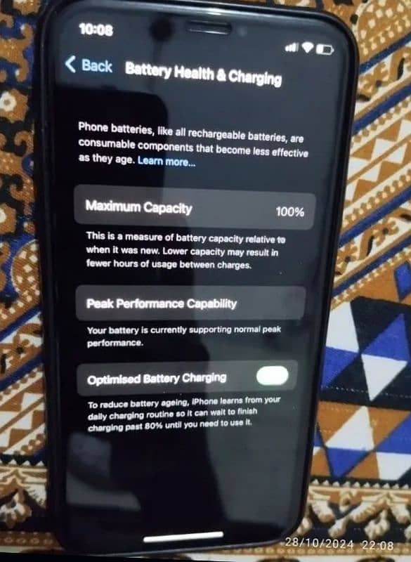 Iphone X 256 GB Pta Approved 1