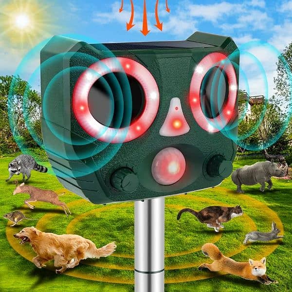 Amazon Branded Solar birds Ultrasonic Animal Repeller Pest control 4