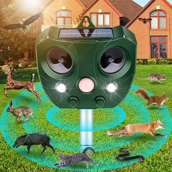 Amazon Branded Solar birds Ultrasonic Animal Repeller Pest control 8