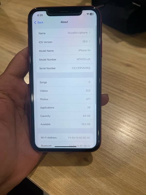 Iphone XR 64 GB JV Non Pta 5