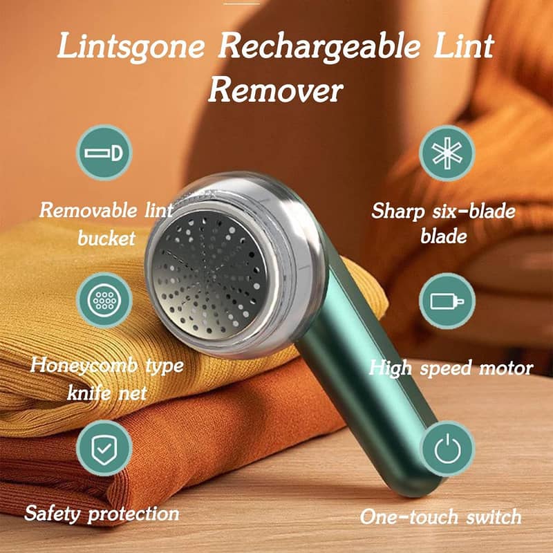 Lint Remover For Clothes Usb Electric Rechargeable Hair Ball Trimmer 17